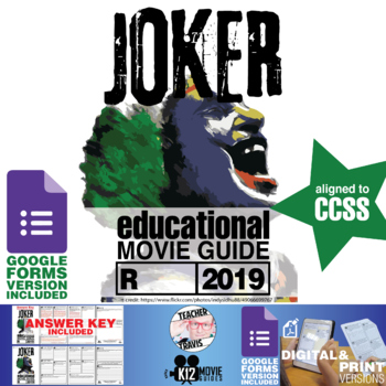 Preview of Joker Movie Guide | Questions | Worksheet (R - 2019)