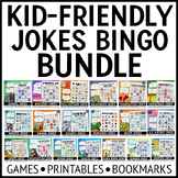 Jokes Bingo Games and Bookmarks to Color Bundle