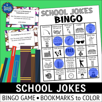 Preview of School Jokes Bingo Game