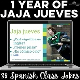 Jokes in Spanish class bell ringers 1 year Jaja jueves Chi