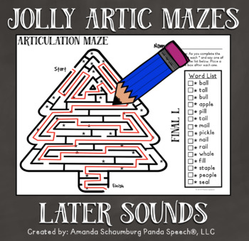Preview of Jolly Articulation Mazes: A Speech Therapy Activity