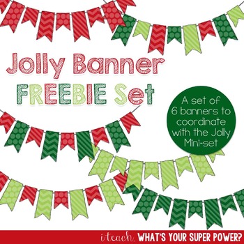 Jolly Christmas Banners FREEBIE by I Teach What's Your Superpower ...