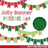 Jolly Christmas Banners FREEBIE
