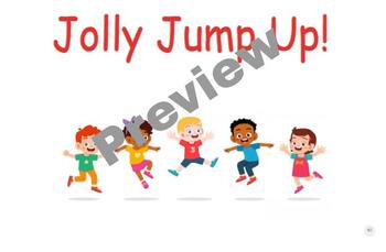Preview of Jolly Jump Up Game Sight Word Review and Practice