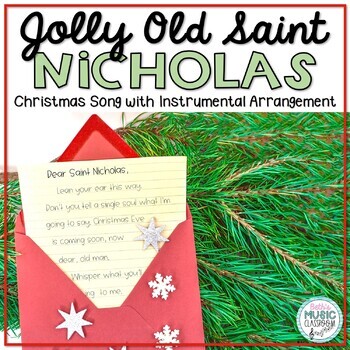Preview of Jolly Old Saint Nicholas - Traditional Christmas Song with Orff Accompaniment
