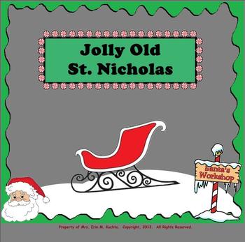 Preview of Jolly Old St. Nicholas - Intro. to New Rhythm "Ta-a" - SMARTBOARD/NOTEBOOK ED.