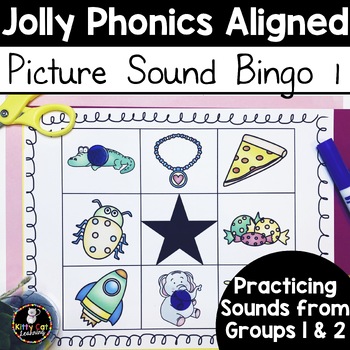 jolly phonics activities and games sound bingo set 1 by