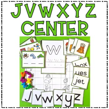 Preview of Jolly Phonics Aligned JVWXYZ Center