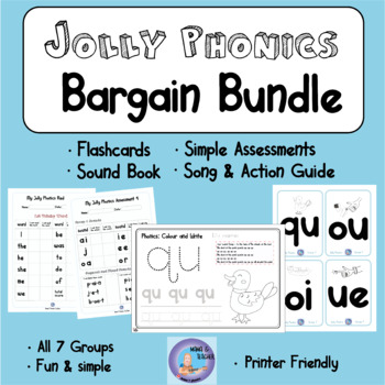 Preview of Complete Jolly Phonics Teaching Packet - Bargain Bundle