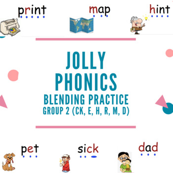 Preview of Jolly Phonics Decodable Blends PPTs - Groups 1 & 2