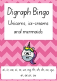 Jolly Phonics Digraph Bingo (unicorns, ice-creams and mermaids)