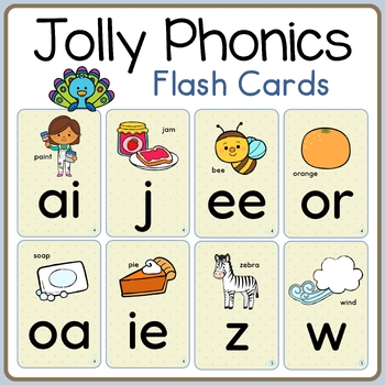 Jolly phonics flash card | TPT