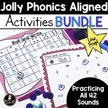 jolly phonics activities and games letter and sound bundle 2 tpt