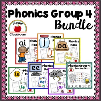 phonics group 4 bundle by playful classroom teachers pay teachers