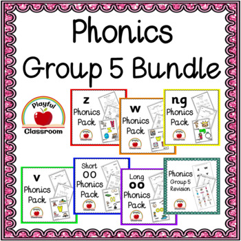 phonics group 5 bundle by playful classroom teachers pay teachers