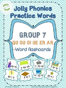 jolly phonics group 7 blending flashcards by dhanasvis