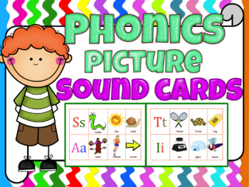 Phonics Picture Sound Cards Jolly Phonics Or Any Phonics Program