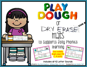 Phonics Playdough Dry Erase Mats By Lisa Sadler Tpt