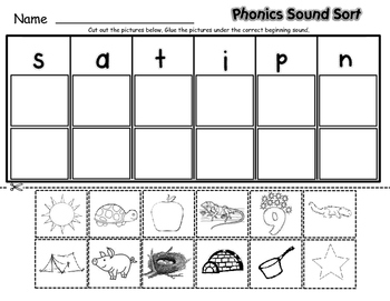 Phonics Sound Sort by Lisa Sadler | Teachers Pay Teachers