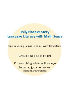 Jolly Phonics Story Language Literacy with Math Sense I spy Counting Group4