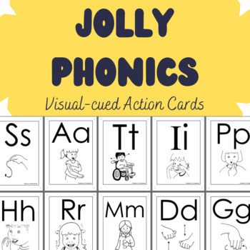 Preview of Jolly Phonics Visual Cue Action Cards