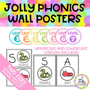 Preview of JOLLY PHONICS Wall posters - Sound wall (All sets 1-7)
