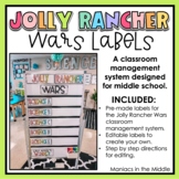 Jolly Rancher Wars Labels