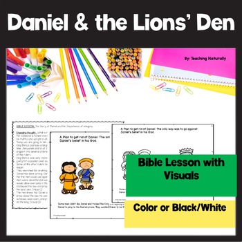 daniel bible lesson 1st2nd grade series by teaching naturally