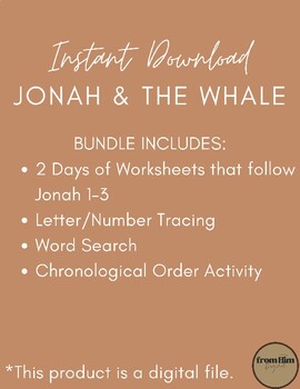 Preview of Jonah & The Whale Bundle