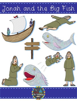 jonah in the whale clip art