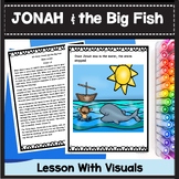 Jonah and the Big Fish Whale Bible Lesson & Activities  Pr