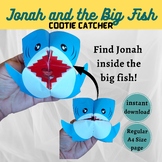 Jonah and the Big Fish, cootie catcher , Bible Lesson for 