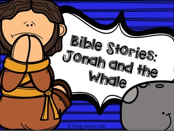 Preview of Jonah and the Whale Activity Pack