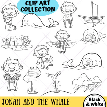 jonah in the whale clip art
