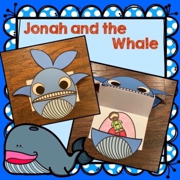 Preview of Jonah and the Whale Craft, Bible Craft, Jonah and the Whale