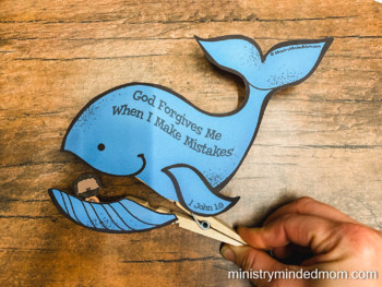 jonah and the whale clothespin craft