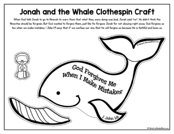 whale craft template