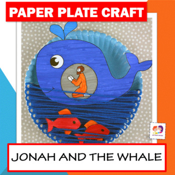 Jonah and the Whale Craft - Paper Plate Bible Craft - Coloring Craft –  Non-Toy Gifts