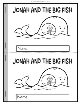 Preview of Jonah and the Whale Fish Reader