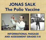Jonas Salk and the Polio Vaccine: Reading Comprehension Pa