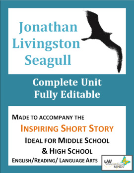 Preview of Jonathan Livingston Seagull - Complete Unit - Inspiring Short Story