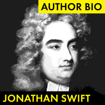 Preview of Jonathan Swift Author Study Worksheet, Biography Activity, PDF & Google Drive