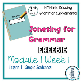 Preview of Jonesing for Grammar Simple Sentences