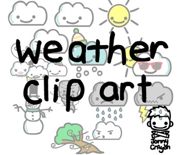 Preview of Jonny Crayon's Weather Clip Art Collection