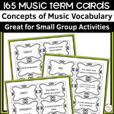 Music Term Cards
