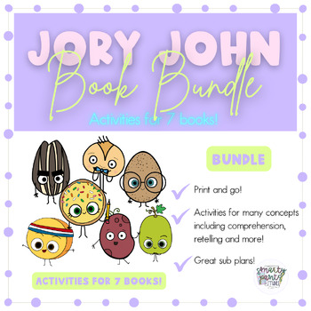 Preview of Jory John Books - Reading Comprehension and Social Emotional Learning Activities