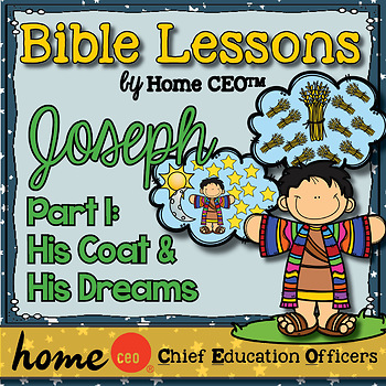 Preview of Joseph Bible Lesson (Part 1 of 3 - His Coat & His Dreams)