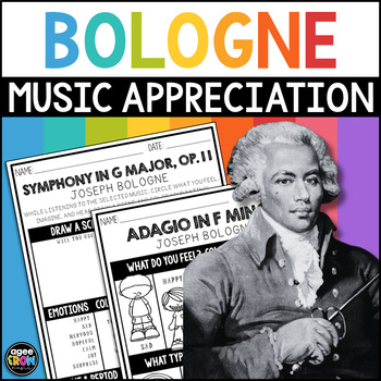 Preview of Joseph Bologne Composer Study | Black History Month Listening Activities