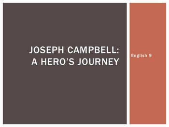 Preview of Joseph Campbell - The Hero's Journey - PowerPoint Notes