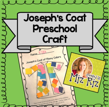 Preview of Joseph Coat of Many Colors Craft